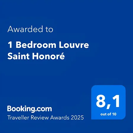 Appartement 1 Bedroom Louvre Saint Honore Free Netflix *